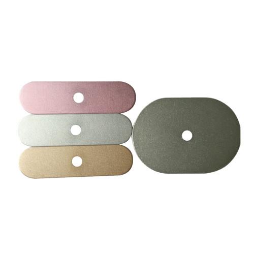Debossed Engraved Metal Tags Aluminum Anodized Tag Advertising Metal Plate