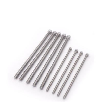 Metric de aço carbono meio fio Filister Hex Socket cabeça tapa parafuso 100mm 200mm personalizado