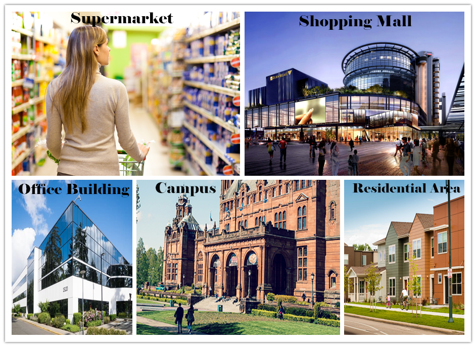 На открытом воздухе электронный сейф пакета коробок пакета цифров шкафчиков доставки пакета