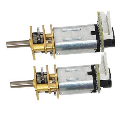 Customized Voltage Range DC Motor with Encoder RoHS / ISO Certificated