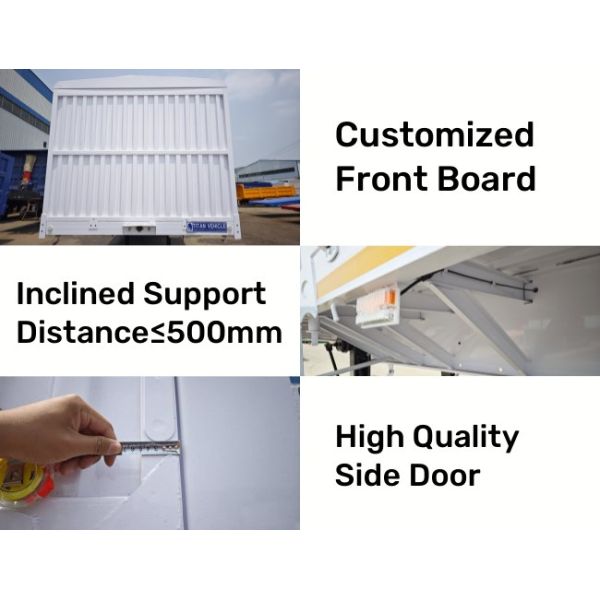 TITAN 4 Axle 80Ton Stake Cargo Semi Trailer | Stake Semi Trailer