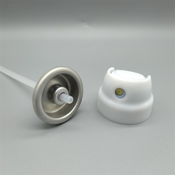 Durable One Inch Sunscreen Mist Valve with Anti-Clog Nozzle and Customizable Actuator for Fine Mist Output