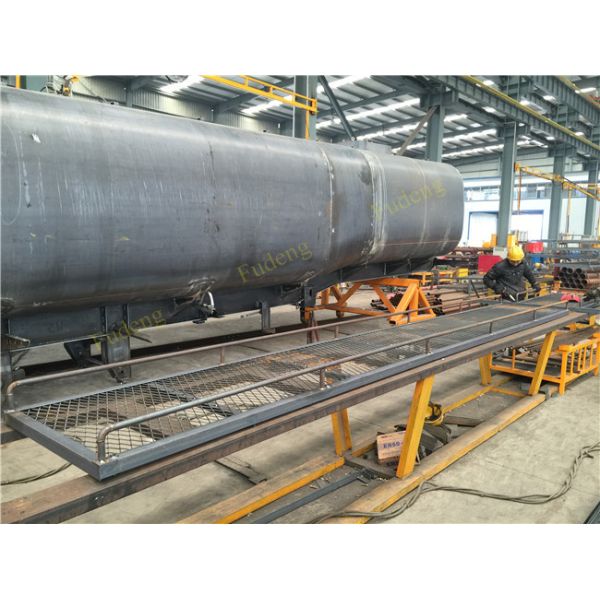 3 Axles Diesel / Petrol Tanker Trailers  , 45000 L Carbon Steel Semi Tanker Trailers