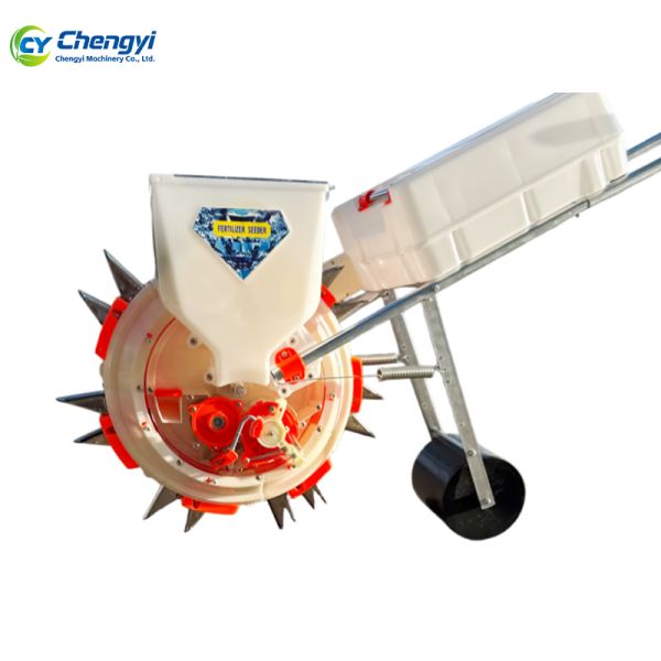 Eco Friendly Plastic Manual Seeder Machine With Fertilization Lightweight Hand Planter