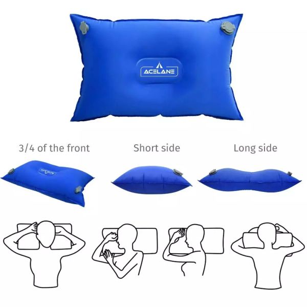 Waterproof Zippered Pocket 20D Nylon Beach Pillow Bag