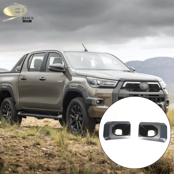 ABS Exterior Body Kits Car Fog Light Cover For Hilux Revo Rocco 2021