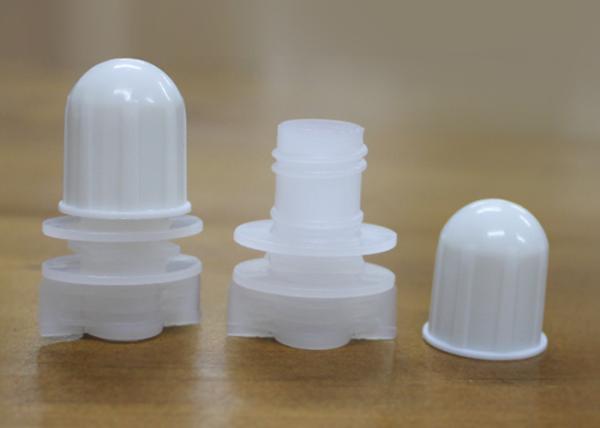 Eco Friendly Plastic Spout Bottle Cap Outer Fluidway 14mm Easy To Refill