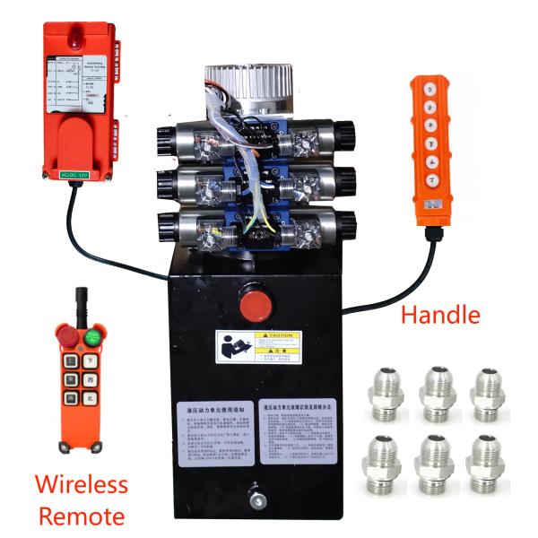 Industry Machinery Hydraulic Pump Power Unit Single Acting With Wireless Control