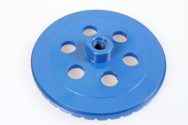 5mm Semented Diamond Cup Wheel , Double Layer Segmented Concrete Grinding Cup Wheel