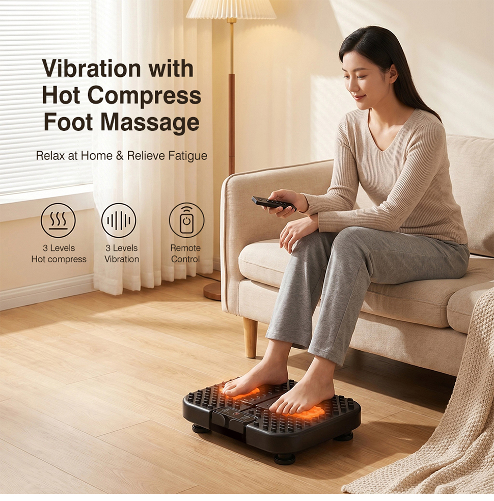 Foot Machine Promoting Blood Flow Electric Shiatsu Vibration Foot Massager