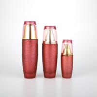 Dual Layer Cap 50g 30g Cosmetic Glass Jar Hot stamping logo