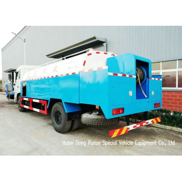 King Run High Pressure Sewer Jetter Truck For Sewer Drain Cleaning 4x2 / 4x4