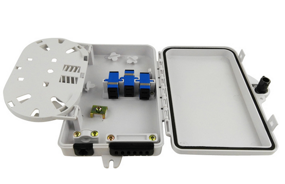 6 Cores FTTH Products Fiber Optic Splitter Distribution Box Waterproof Terminal Box
