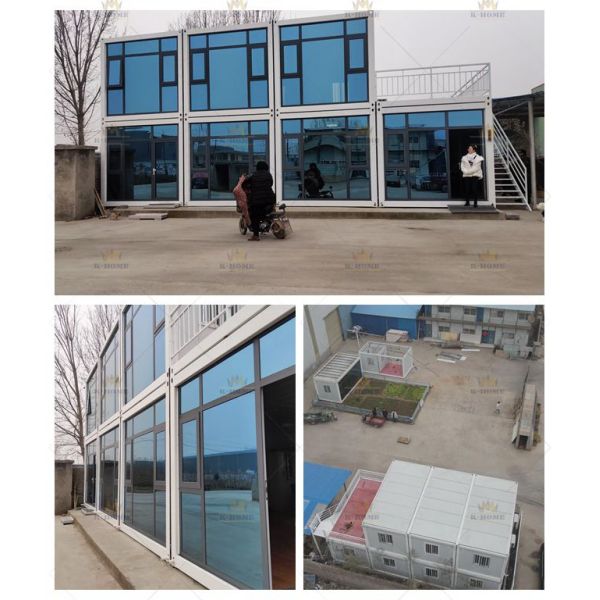 Офис конструкции портативной машинки изоляции 20Ft EPS для строительной площадки