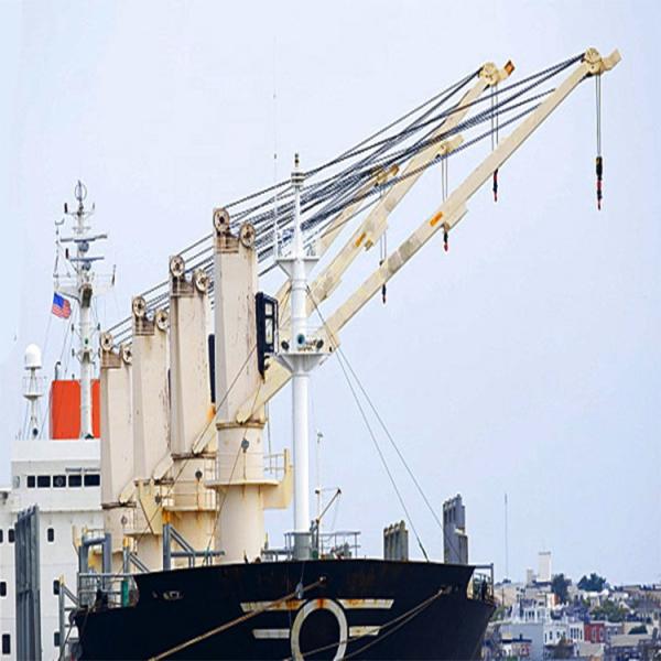 Fixed Boom Davit Stiff Boom Marine Hydraulic Crane Straight Arm Slewing