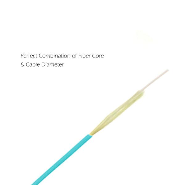LC SC PC / UPC OM3 Fiber Optic Patch Cord 10G Multimode 2.0mm 3.0mm With Connectors