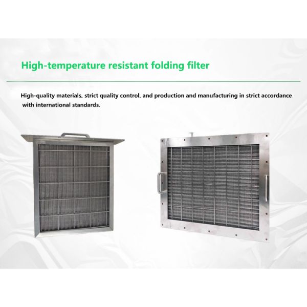 Temperature-Resistant Filter Cotton HEPA Filter For HVAC Utilizing Temperature Resistant Silicone Sealant Ensuring Effective Contaminant Removal