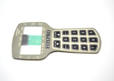 Interruptor de membrana impermeável da abóbada do metal para o controlador da mão no robô