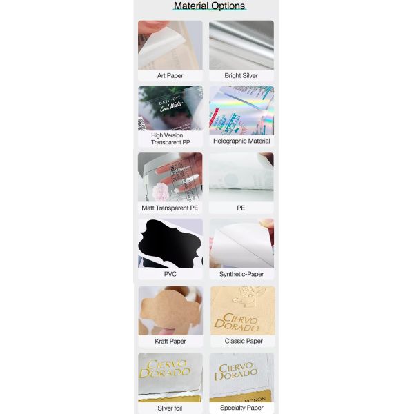 Ярлыки губной помады CMYK водоустойчивые для стекла разливают косметический ярлык по бутылкам винила прилипателя собственной личности