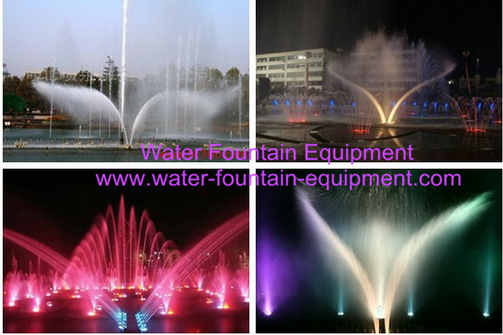 Seagull Swing Spray Water Dancing Fountain By Swing Motor / Nozzles / Submerge Pump