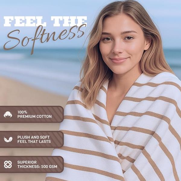 Serviette de plage élégante pour les escapades estivales et l'élégance au bord de la piscine