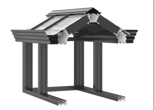 Sunroom Aluminium Glass Profile Waterproof Aluminum Handrail Extrusions