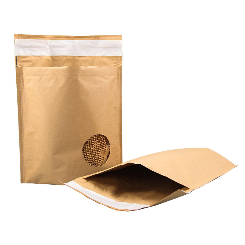 Peel and Seal Honeycomb Paper Envelope with Recycled Kraft Material for Online Shipping