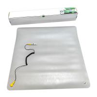 ESD Tapis de table en PVC gris tapis antistatique avec bouton pour zone antistatique
