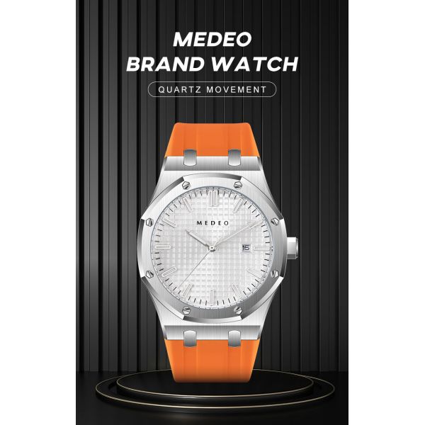 Premium Silver-white Men's Quartz Watch · 3ATM Water Resistant | Customizable Logo - OEM/ODM
