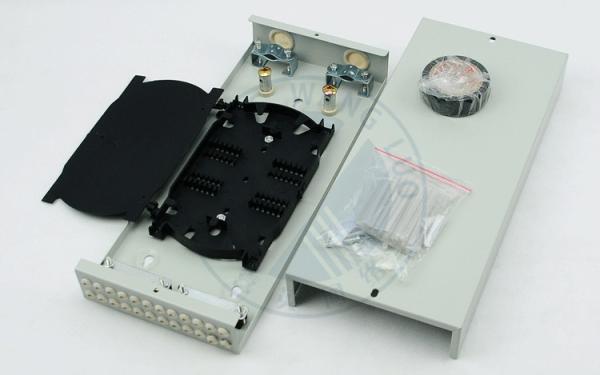 Mini Wall Pigtail Direct-out Outlet FTTx 24 core fiber optic termination wall box