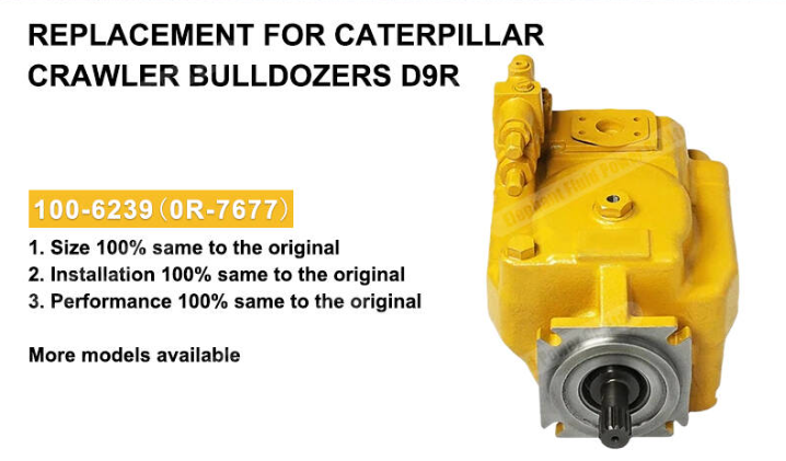 230-4176 Hydraulic Steering Pump for Wheel Bulldozer 988H 966H 972G II - Premium Quality Replacement