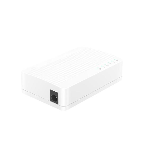 Commutateur de réseau industriel sur 5 ports personnalisé 10/100 Mbps Fast Ethernet RJ45 Hub avec moule privé et fonction empilable