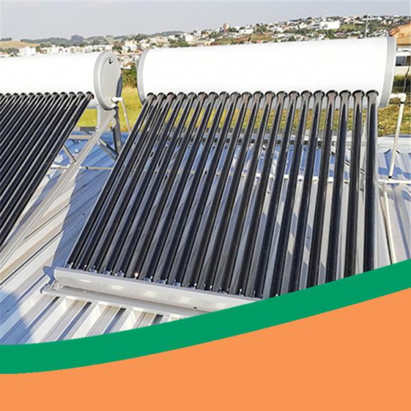 High efficiency low pressure pvdf steel CE thermal solar water heater