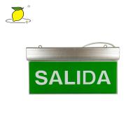 Sinal da saída de emergência do diodo emissor de luz do sinal da saída da luz de emergência da luz de emergência do diodo emissor de luz