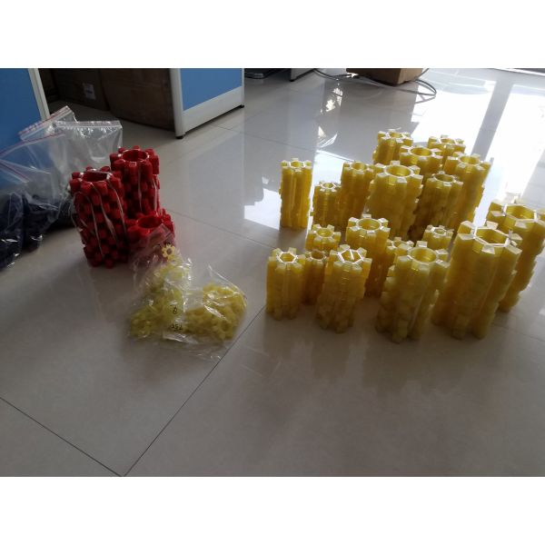 Yellow SBT Polyurethane Coupling , SBR SBT Elastic Spider Coupling