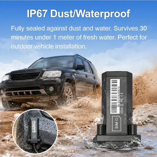VF36 Wired GPS Built-in 140mAh Backup Polymer Battery