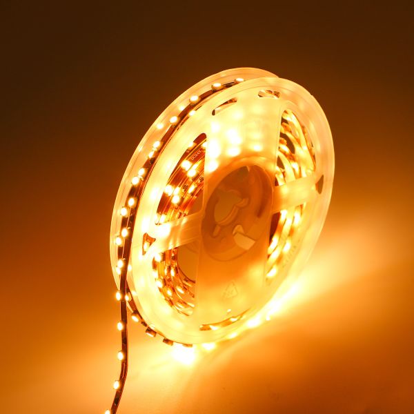 24V SMD 3528 2700K Теплая белая полоса лампа 96LEDs Супер узкий 4 мм светодиодный полоса свет для дома