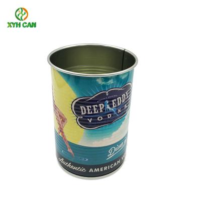 Álcool Tin Can Vodka Packaging CMYK que imprime 500ml a água Tin Cup