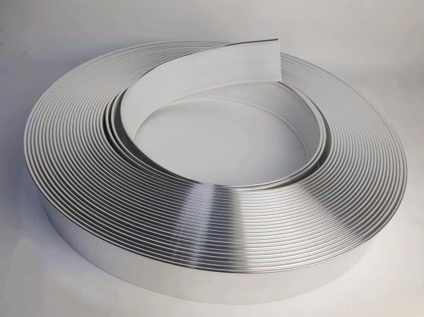 High Aluminum Hardness Aluminum Trim Cap With Mirror Silver Finish And Aluminum Alloy Coil