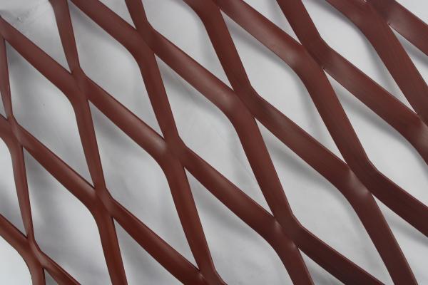 Custom Aluminium Expanded Metal Mesh Exterior Wall Decoration Curtain Wall Net 