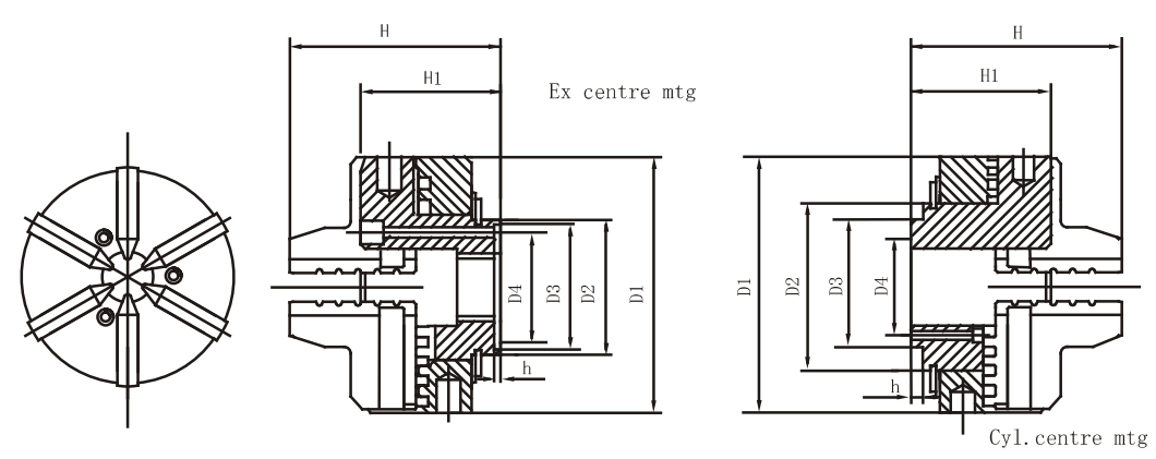 SÉRIE K03 6 MANDRIS DO ROLO DA ALAVANCA DA MAXILA