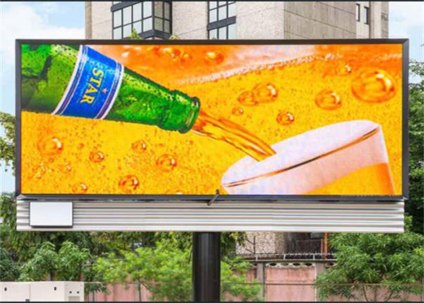 SMD3535 Digital LED Display Board P8 1R1G1B Iron Cabinet Outdoor