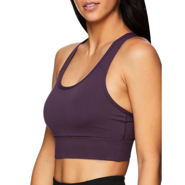 OEM Logo Moisture Wicking Spandex Polyester High Impact Racerback Sport Yoga Bra