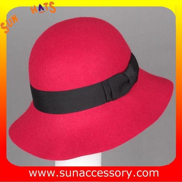 6090343 Sun Accessory customized  winner  fashion 100% wool felt clothe hats, women hats and caps wholesaling
