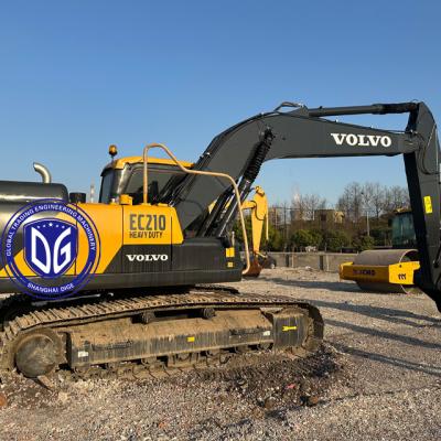 Volvo EC210 usado Excavadora hidráulica de 21 toneladas Quase nova Alta qualidade