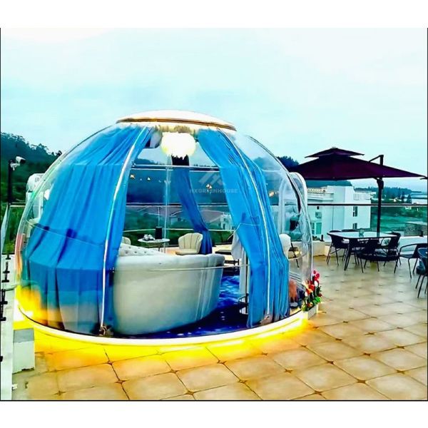 Discover the Beauty of Nature with Our Hotel Outdoor Geostatic Transparent Dome House