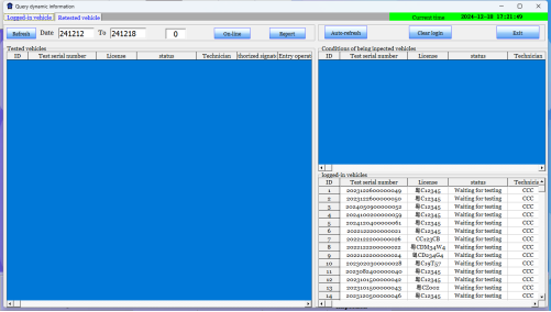 Cartesykj probador móvil de frenos de rodillos móviles 3T 10T 15T equipos de inspección de carril del vehículo