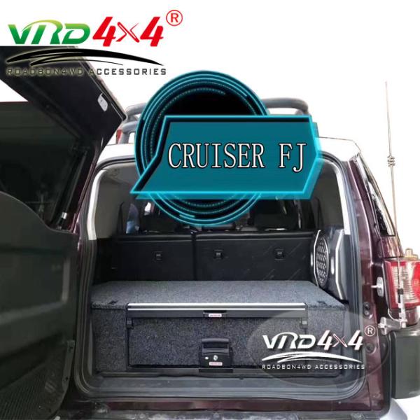 FJ CRUISER 4x4 Off Road OEM Rear Cargo Storage Drawer Carpet Roller Floor Drawer Fridge Slide for Toyota FJ Cruiser