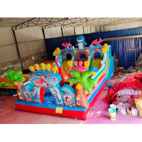 Unisex Outdoor Toys Fancy Inflatable Jumping Castle for Children's Amusement Park