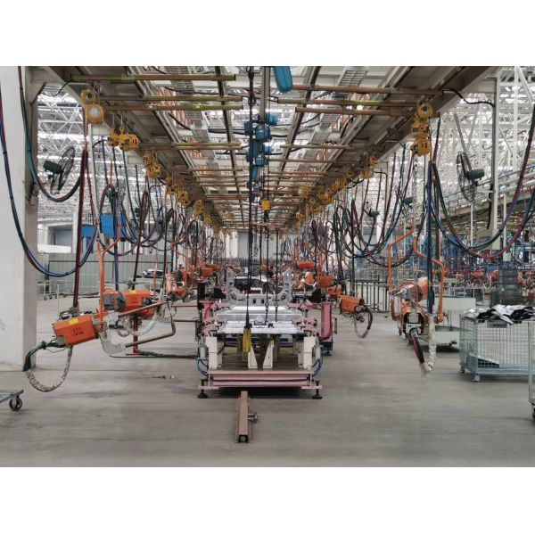 360 Rotatable Pneumatic Flexible Arm Construction & Hardware Suspension Spot Welder